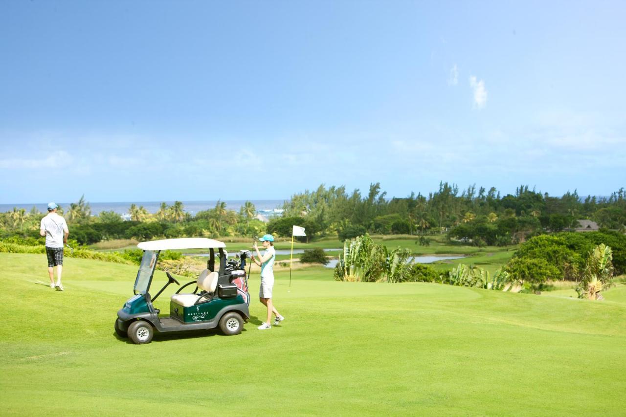 Heritage Le Telfair Golf & Wellness Resort Bel Ombre Bagian luar foto Golf cart